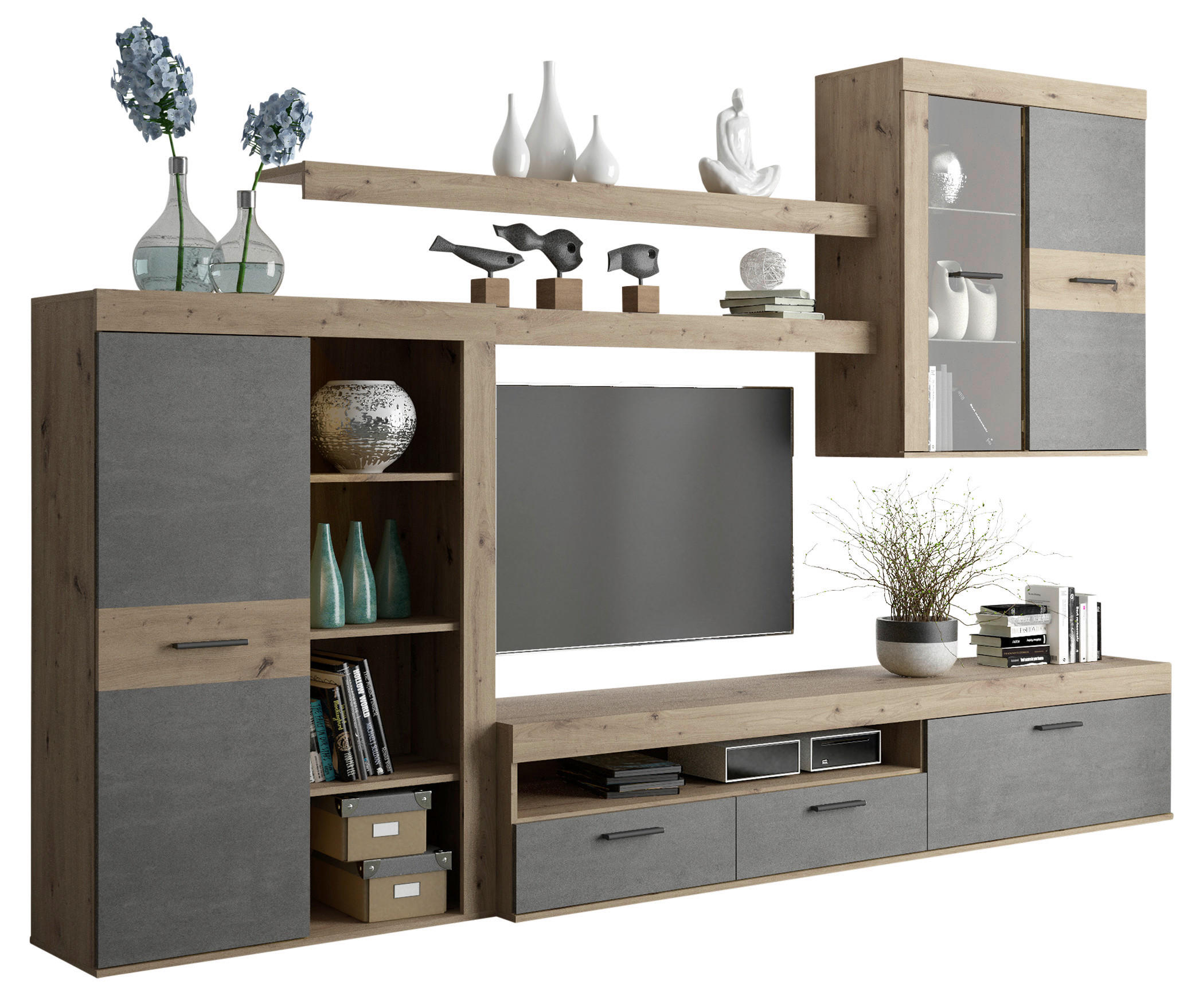 Carryhome OBÝVACÍ STĚNA, dub artisan