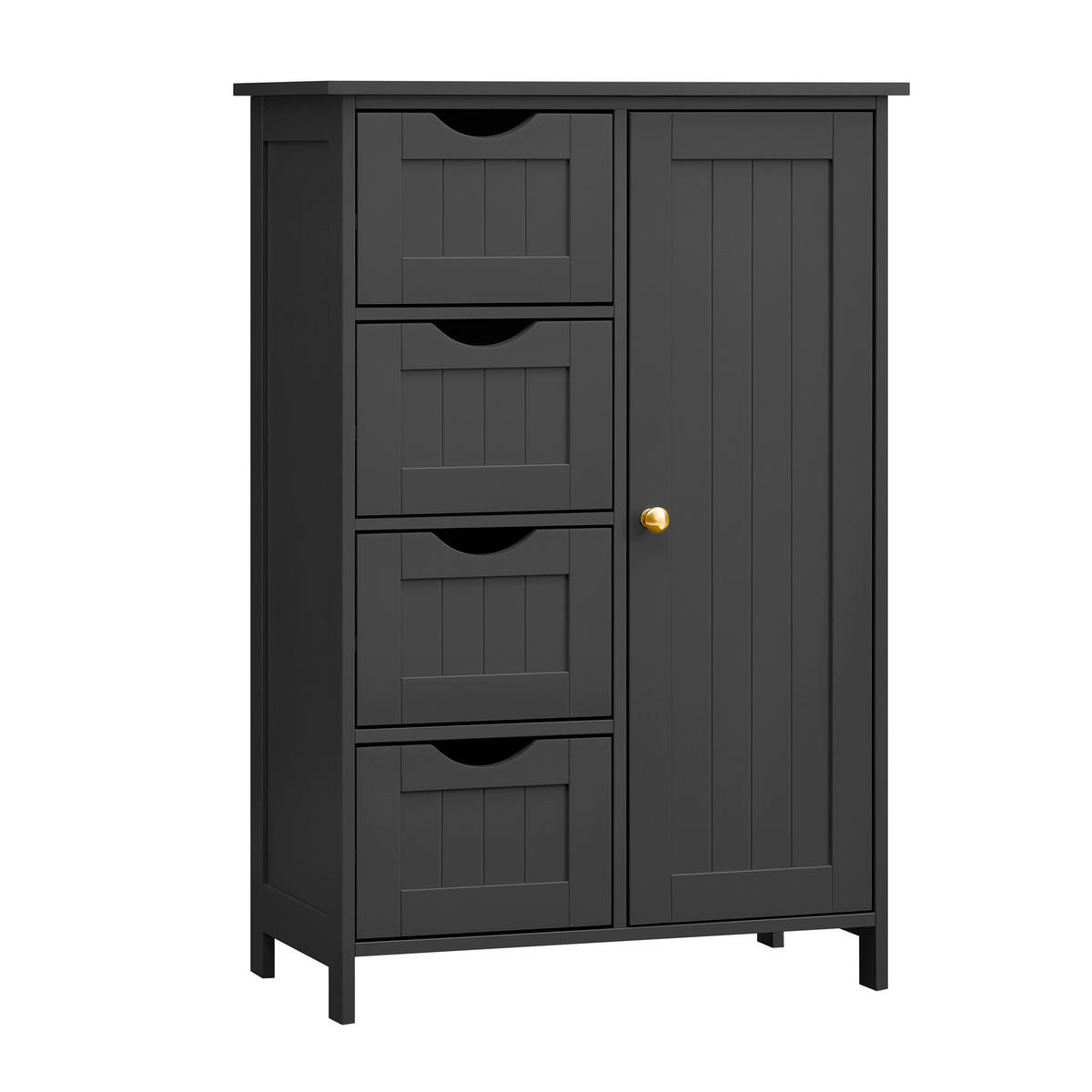 MIDISCHRANK 55/82/30 cm  - Schwarz, MODERN, Holzwerkstoff (55/82/30cm) - MID.YOU
