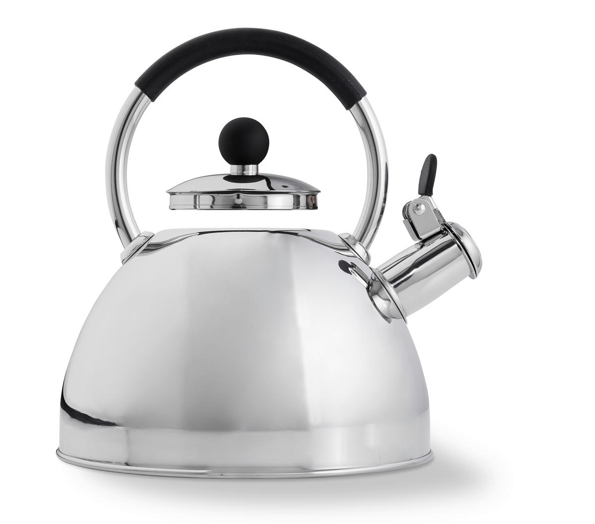 KANVICA NA VARENIE VODY 1.8 l  - čierna/farba ušľachtilej ocele, Basics, kov/plast (1,8l) - Homeware Profession.