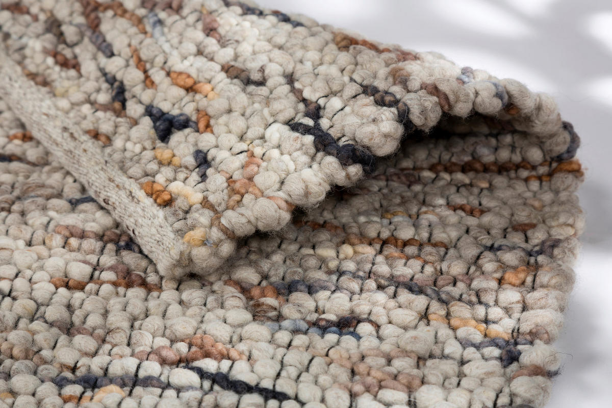 HANDWEBTEPPICH 70/140 cm Odelia Creme  - Creme, KONVENTIONELL, Textil (70/140cm) - Schöner Wohnen