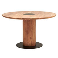 STOL ZA BLAGOVAONICU  crna, boje bagrema  drvo, metal      - boje bagrema/crna, Moderno, drvo/metal (130/130/76cm) - Livetastic