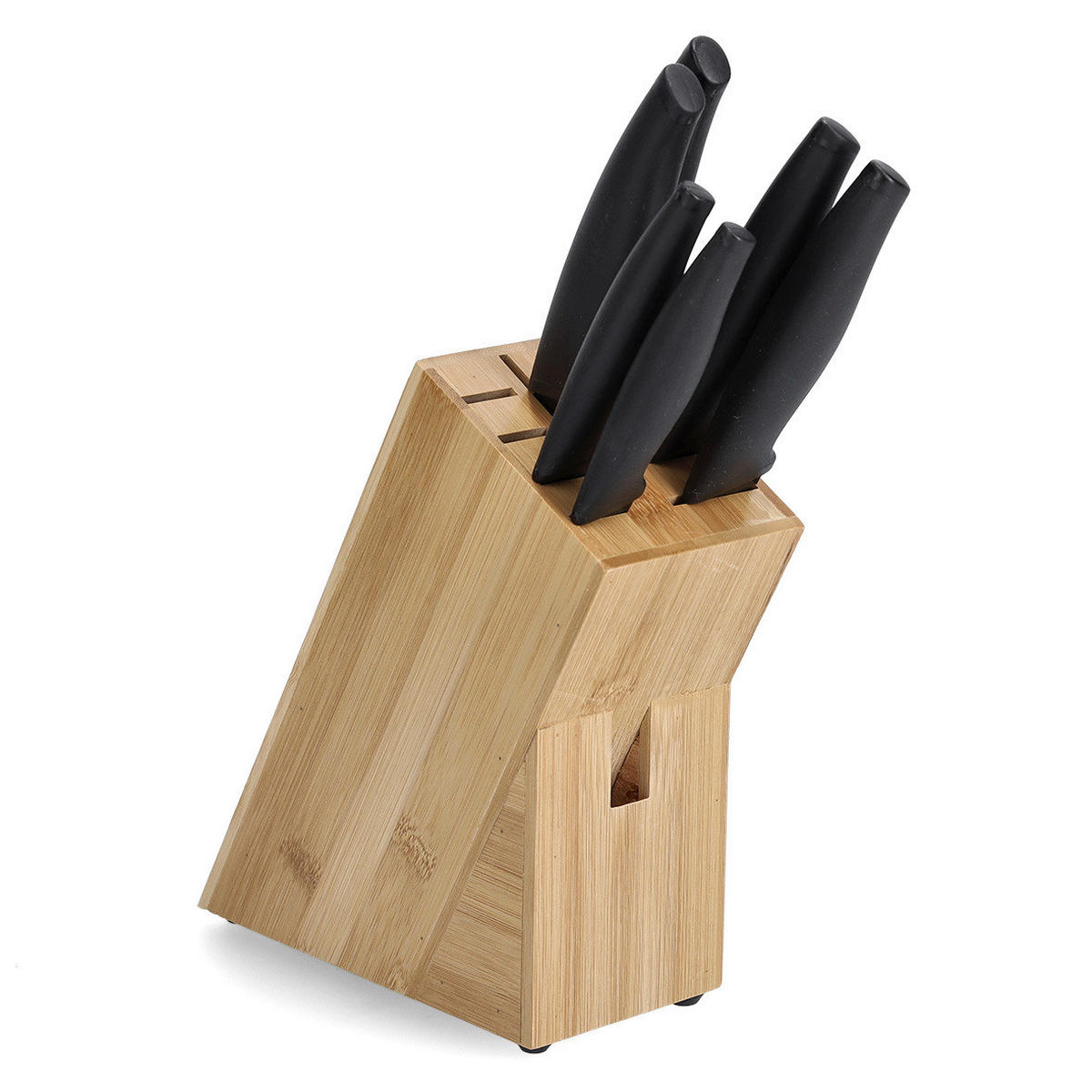 MESSERBLOCK  - Naturfarben, Basics, Holz (22/9/22cm) - Zeller Present