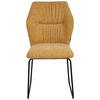 STUHL - Gelb/Schwarz, Design, Textil/Metall (49/89,5/65cm) - Novel