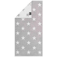DUSCHTUCH New Stars 70/140 cm  - Platinfarben, Basics, Textil (70/140cm) - Cawoe