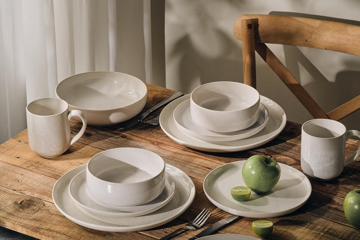 KOMBISERVICE Beige Marbella 20-teilig 4 Personen  - Beige, Trend, Keramik - Novel