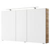 SPIEGELSCHRANK 120/70,3/14,5 cm  - Chromfarben/Eichefarben, KONVENTIONELL, Glas/Holzwerkstoff (120/70,3/14,5cm) - Pelipal