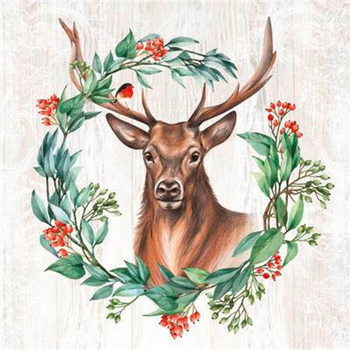 SADA UBROUSKŮ 30 ks - vícebarevná, Lifestyle, papír (40/40cm) - X-Mas