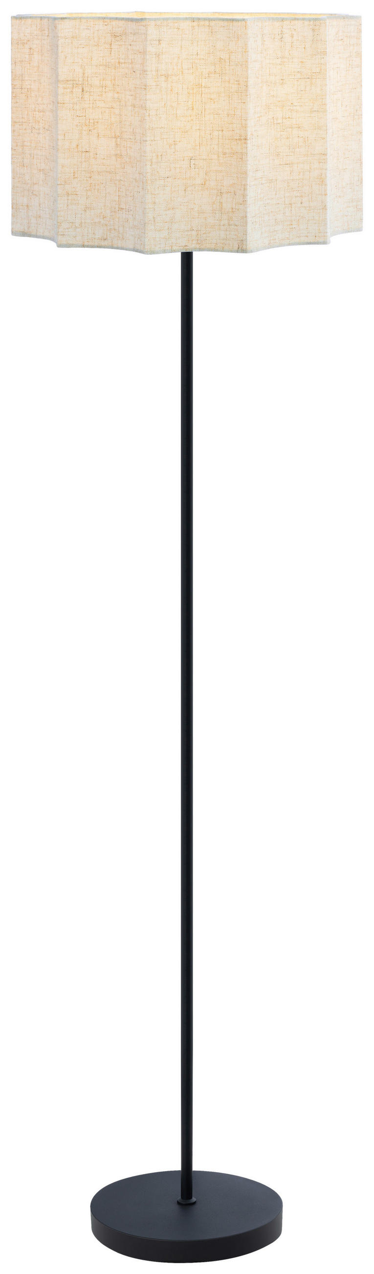 Novel Stehleuchte Schwarz 150 cm