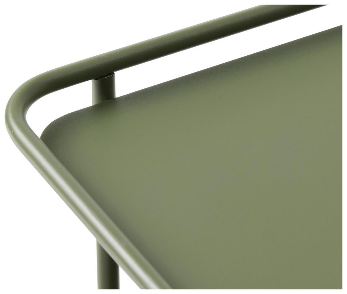 BEISTELLTISCH 45/45/44,3 cm Olivgrün quadratisch  - Olivgrün, Basics, Metall (45/45/44,3cm) - Xora