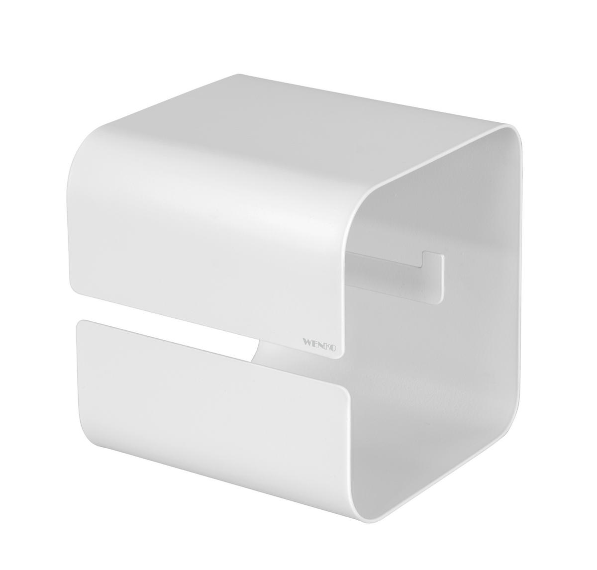 TOILETTENPAPIERHALTER - Weiß, MODERN, Metall (14/14,5/13,7cm) - Mömax