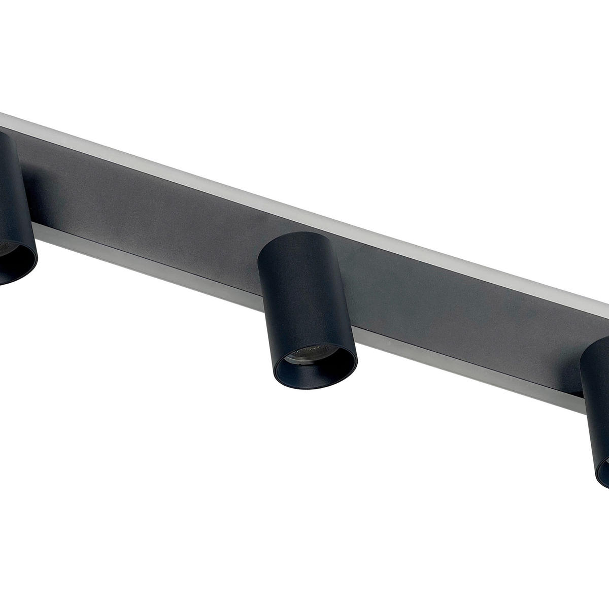 LED-DECKENSTRAHLER Parma  15/55/8 cm  - Schwarz, Design, Metall (15/55/8cm)