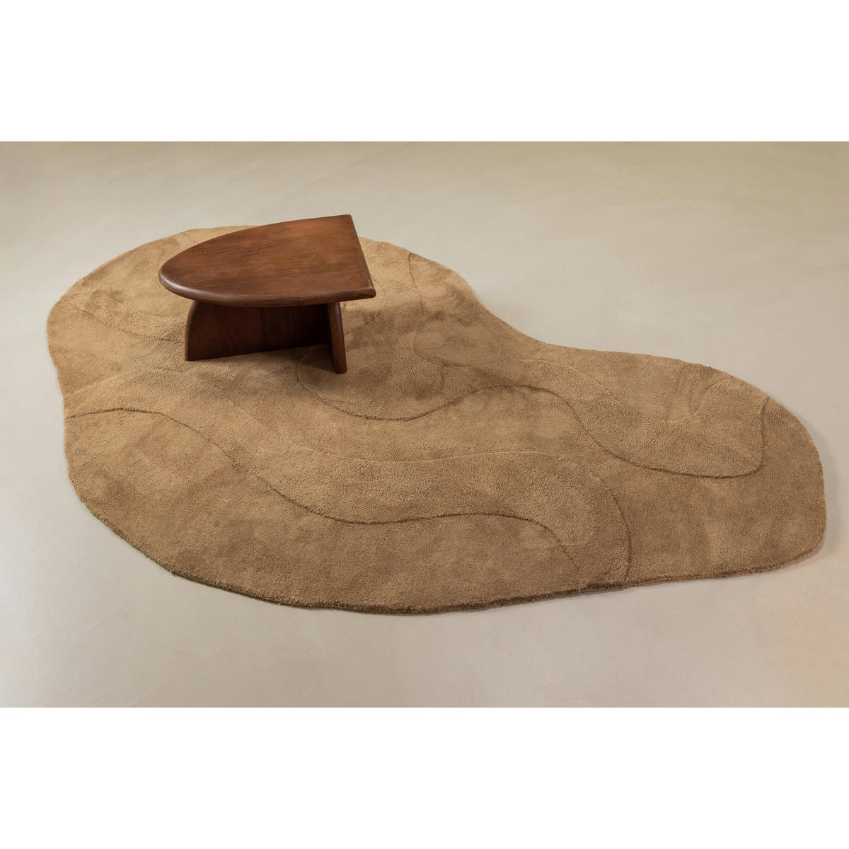 TEPPICH 170/240 cm Alya Braun organisch  - Braun, Basics, Textil (170/240cm)