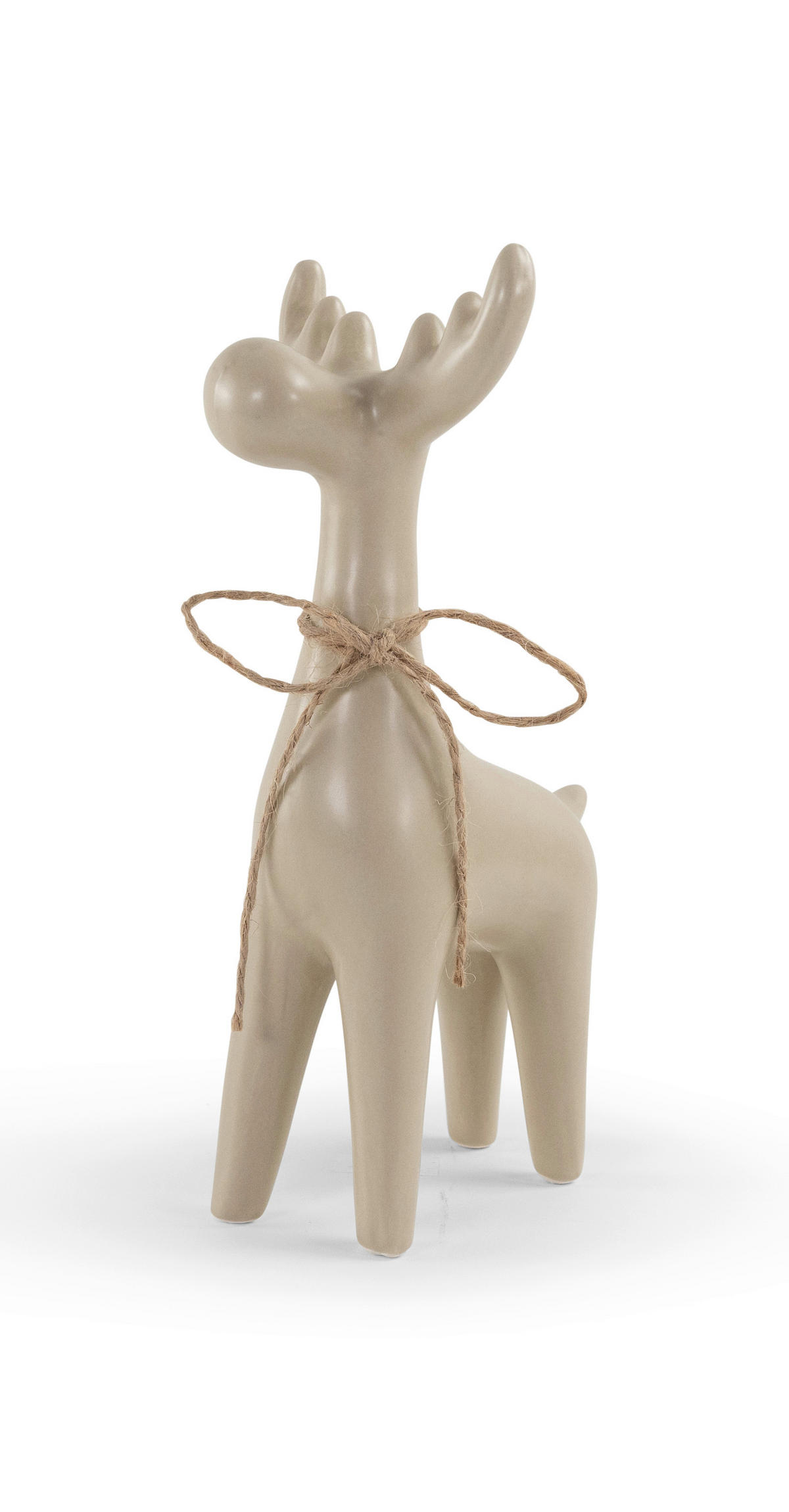 DEKOELCH  - Hellbraun, Basics, Keramik (8/5,3/14cm) - X-Mas