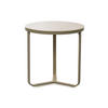 COUCHTISCH in Metall 50/50/50 cm  - Creme, Design, Glas/Metall (50/50/50cm) - Xora