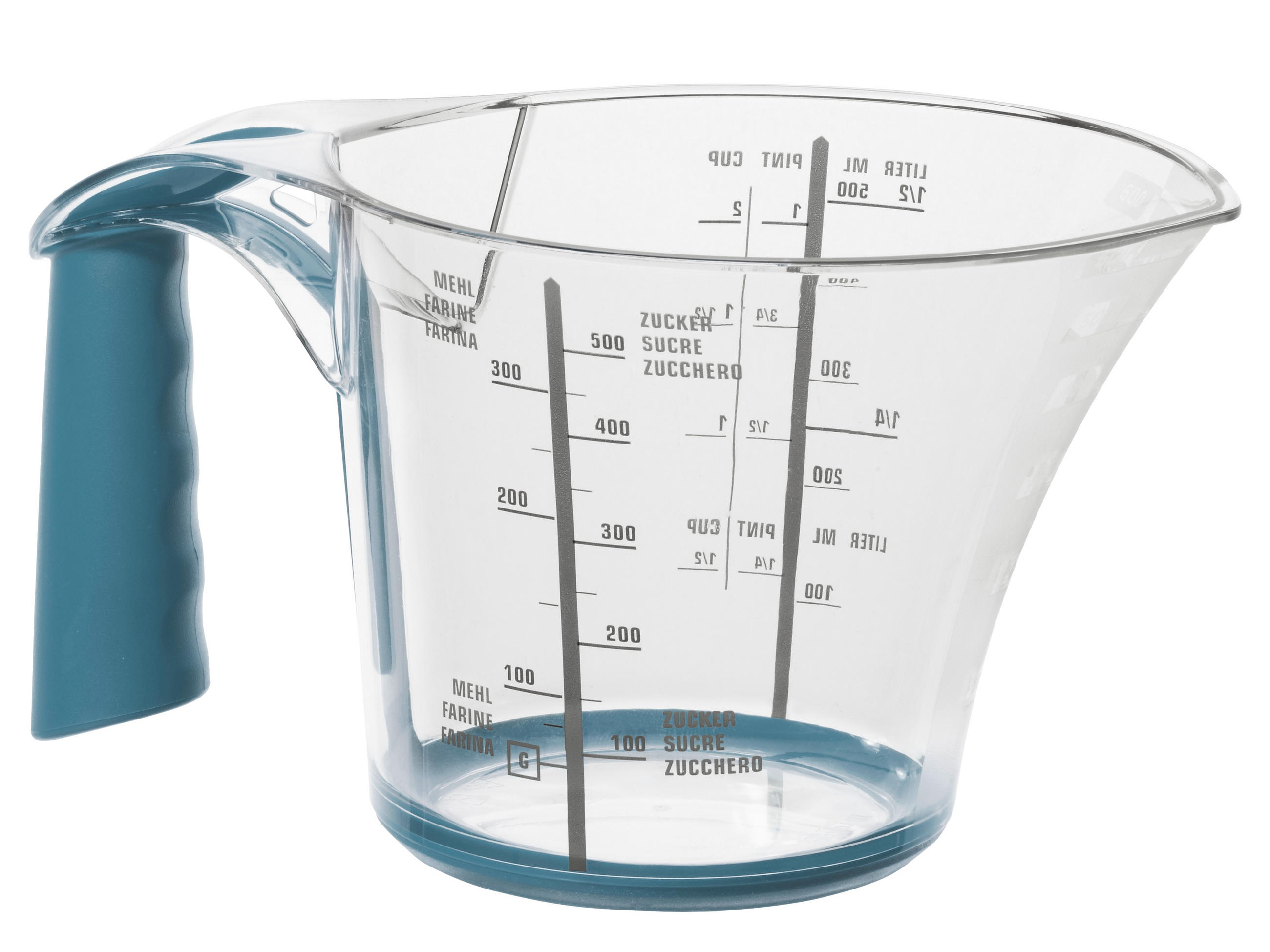 MESSBECHER - Blau, Basics, Kunststoff (0,6l) - Rotho