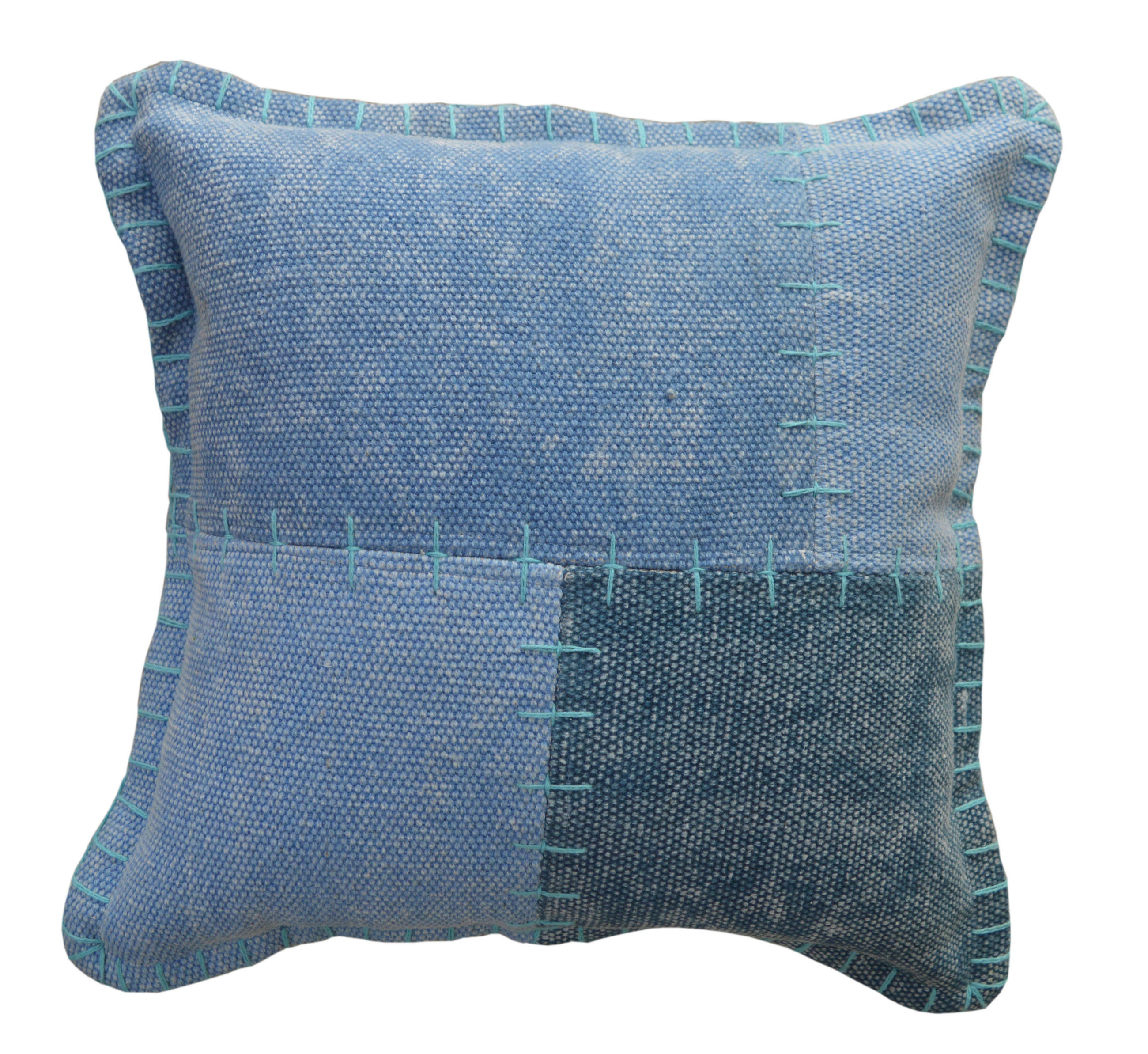 ZIERKISSEN 45/45 cm  - Blau, Basics, Textil (45/45cm) - Kayoom