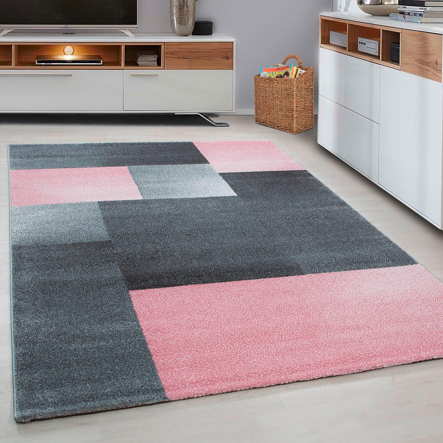 TKANI TEPIH 160/230 cm   pink  Lucca 1810  - pink, Trend, tekstil (160/230cm) - Novel