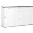 SIDEBOARD 144/88/40 cm - Eichefarben/Alufarben, Design, Holzwerkstoff/Kunststoff (144/88/40cm) - Carryhome SIDEBOARD 144/88/40 cm - Eichefarben/Alufarben, Design, Holzwerkstoff/Kunststoff (144/88/40cm) - Carryhome