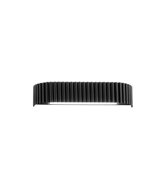Luce ambiente Design Led-Wandleuchte Luce Ambiente e Design Schwarz, Weiß 8x9.2x40 cm