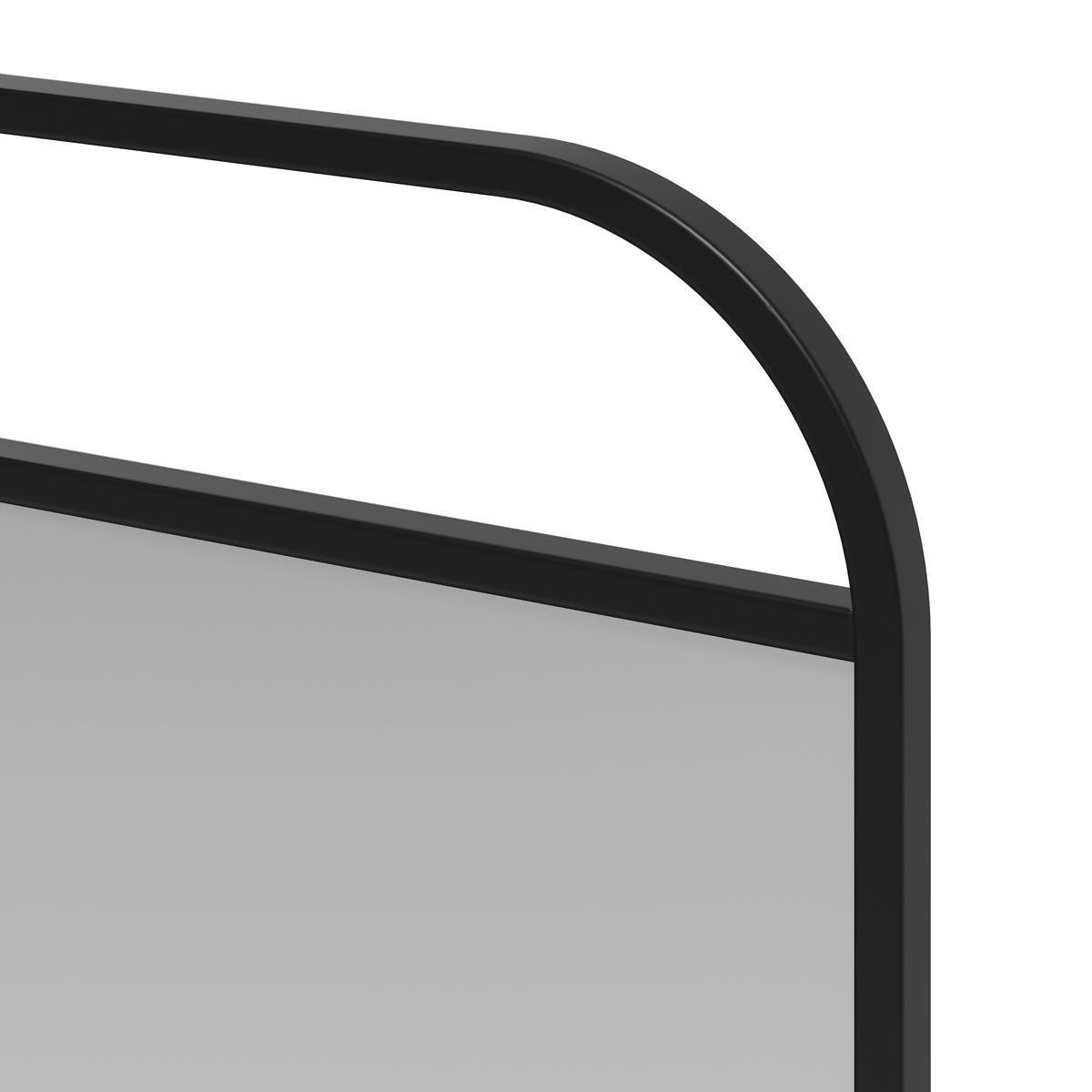 BADEZIMMERSPIEGEL 82/82/12 cm  - Schwarz/Naturfarben, Natur, Glas/Holz (82/82/12cm) - Livetastic