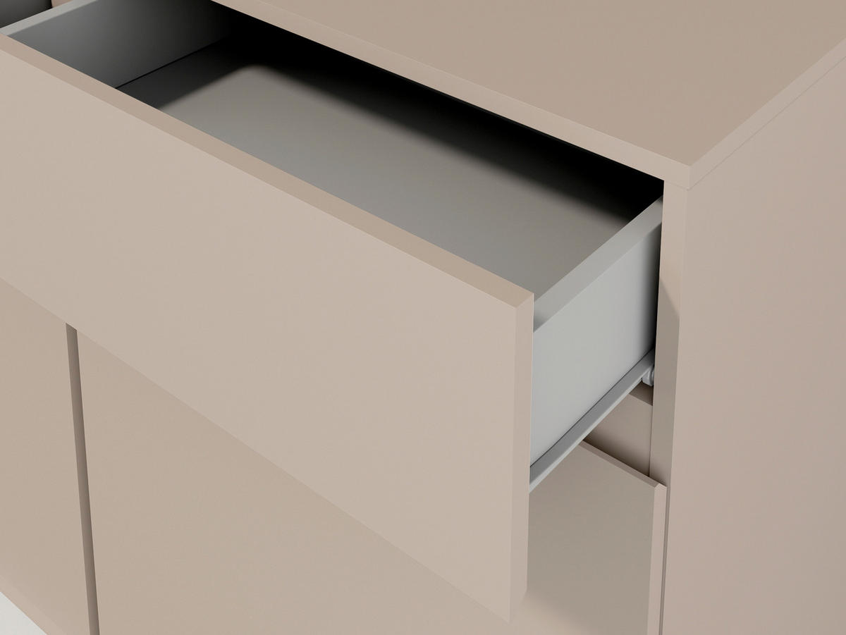 LOWBOARD  in 179,9/52,3/40 cm  - Taupe, Design, Holzwerkstoff (179,9/52,3/40cm) - MID.YOU