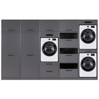 HAUSWIRTSCHAFTSRAUM 335/208/68 cm  in Anthrazit  - Anthrazit, MODERN, Holzwerkstoff (335/208/68cm) - home24
