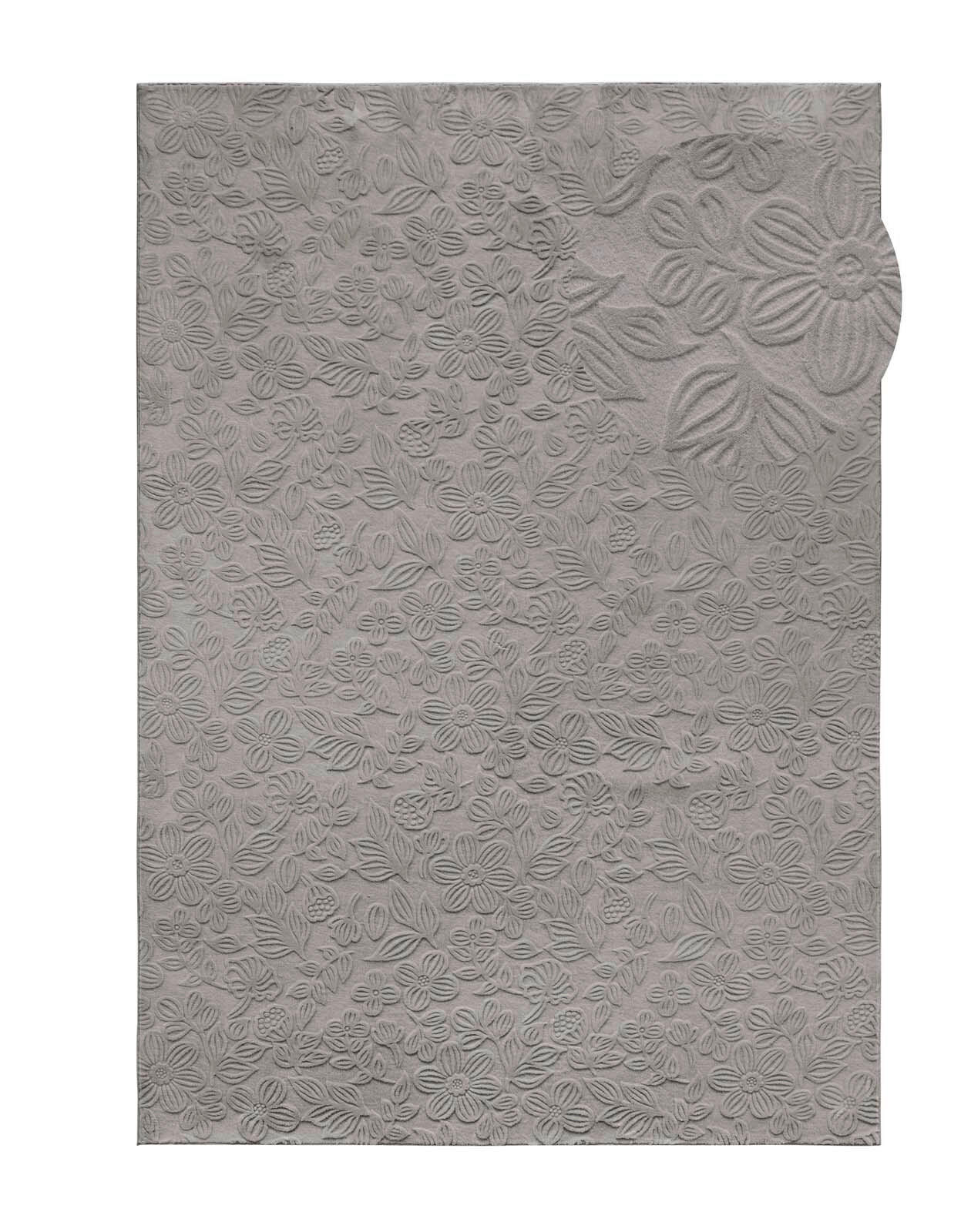 WEBTEPPICH 80/150 cm Stilo Hellgrau rechteckig  - Hellgrau, Basics, Textil (80/150cm) - Novel