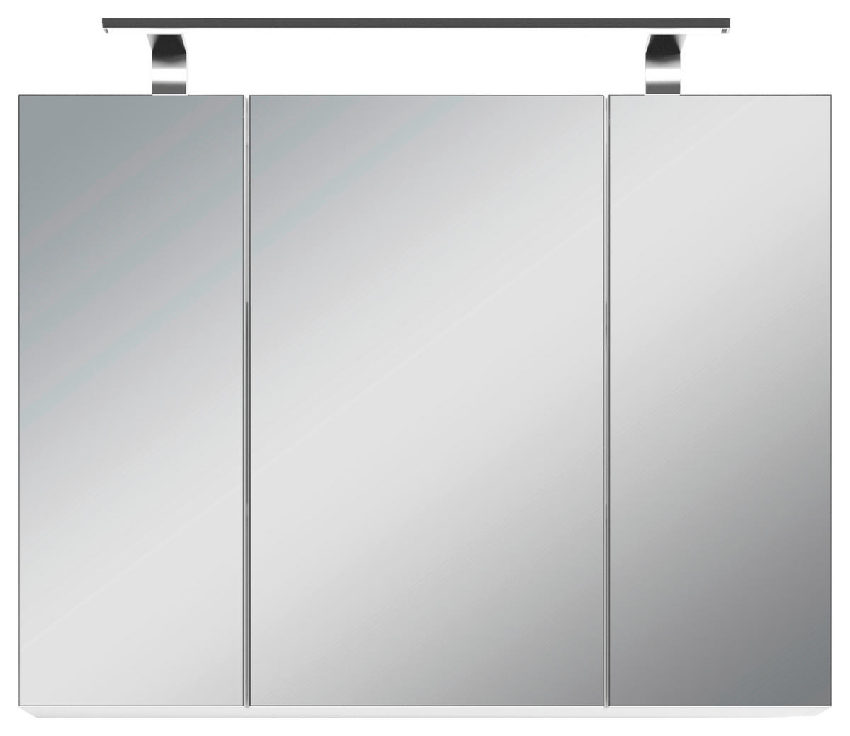 SPIEGELSCHRANK 80/60/20 cm  - Weiß, MODERN, Glas/Holzwerkstoff (80/60/20cm) - MID.YOU