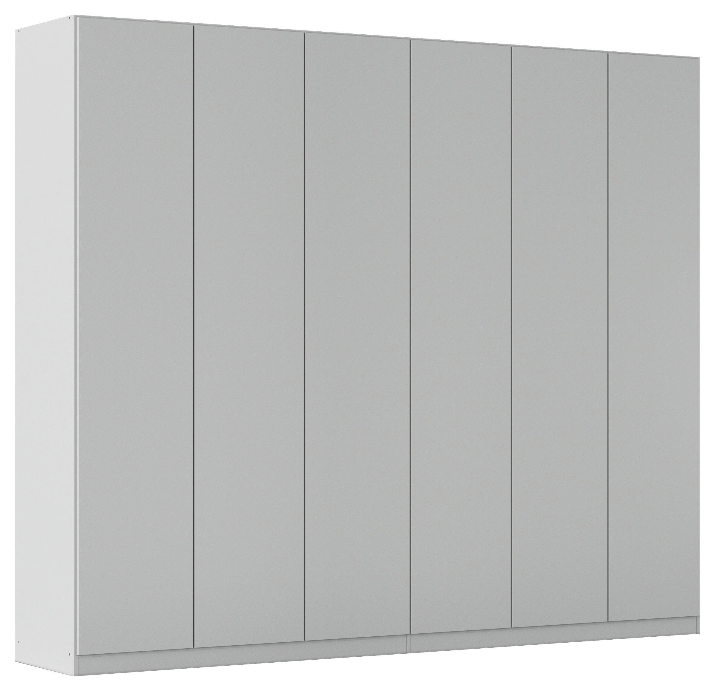 FALTTÜRENSCHRANK 271/229/54 cm 4-türig Grau  - Grau, Holzwerkstoff (271/229/54cm) - Rauch Möbel