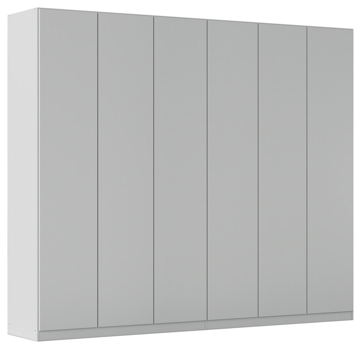 FALTTÜRENSCHRANK 271/229/54 cm 4-türig Grau  - Grau, Holzwerkstoff (271/229/54cm) - Rauch Möbel