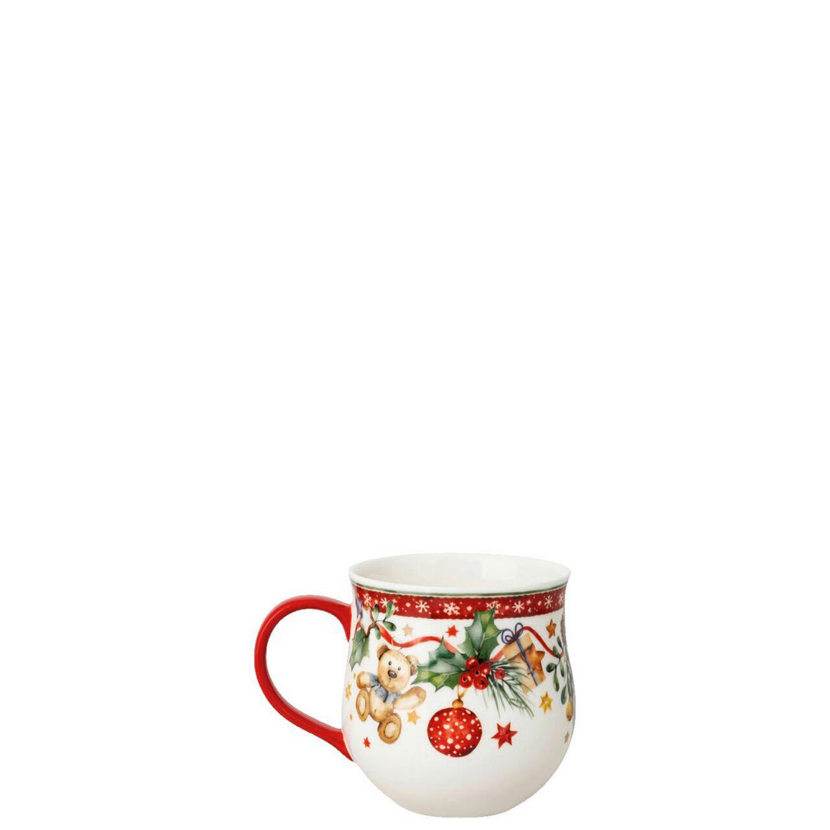 KAFFEEBECHER Christmas Mug - Teddybär 450 ml  - Multicolor, Basics, Keramik (0,45l) - Hutschenreuther