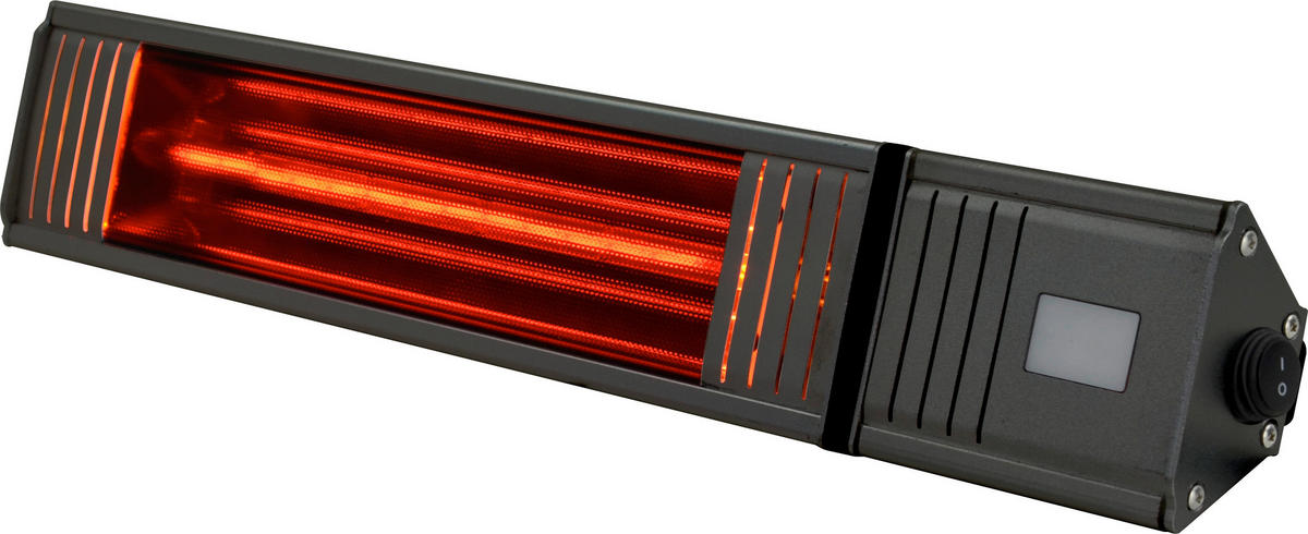 INFRAROTSTRAHLER - Schwarz, Basics, Metall (54/9,4/11cm)