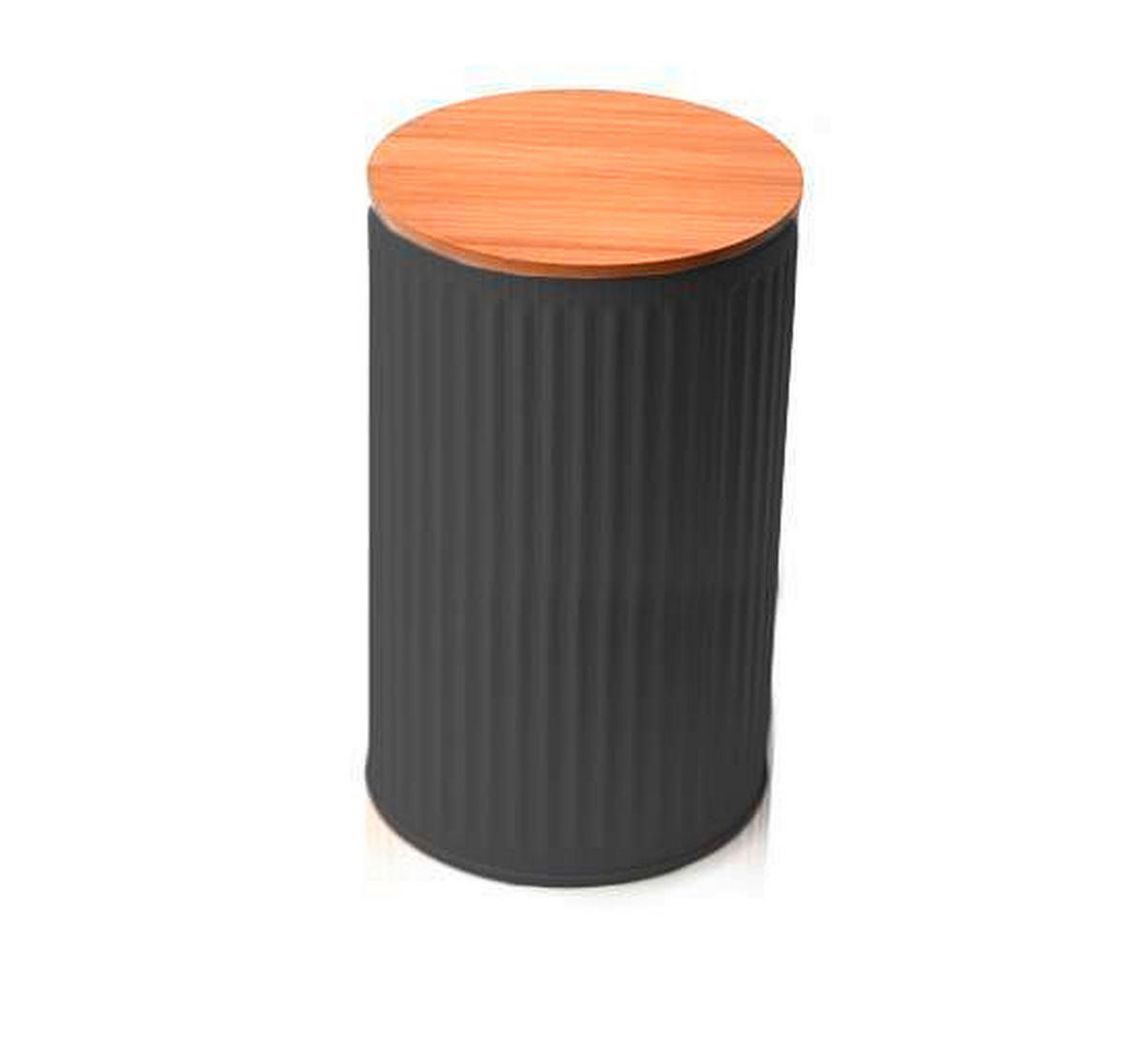 RECIPIENT DEPOZITARE ALIMENTE  1.5 l  - culoare natur/negru, Basics, plastic/materiale naturale (11/19cm) - Homeware Profession.