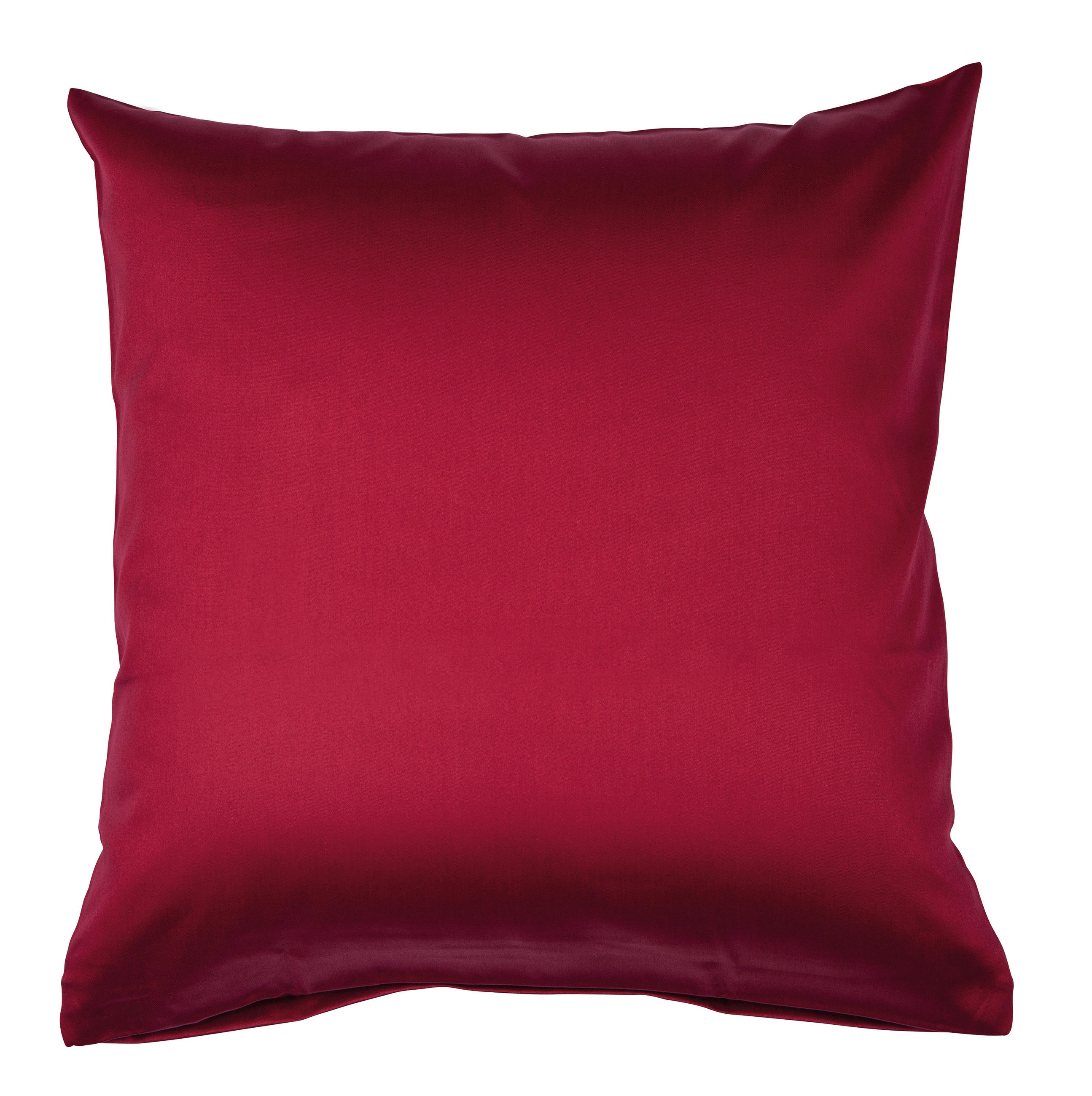 KOPFKISSENBEZUG Giacomo 80/80 cm  - Bordeaux, Basics, Textil (80/80cm) - Janine