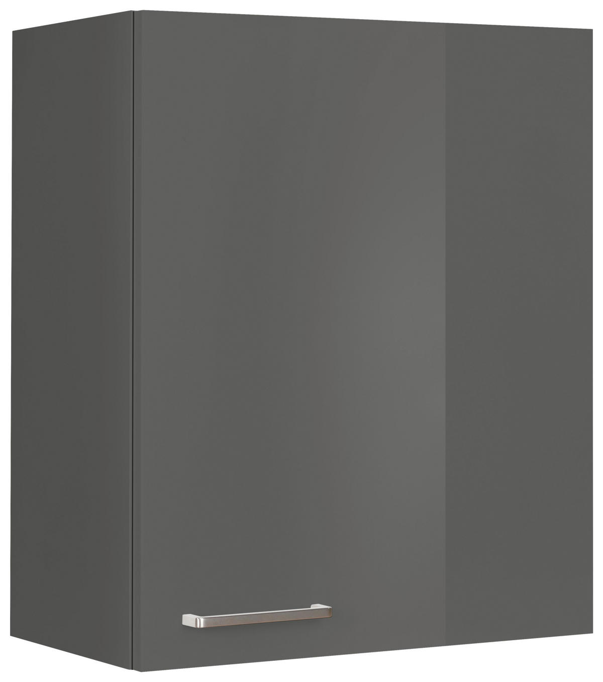 KÜCHENOBERSCHRANK 60/72/35 cm  in Schieferfarben  - Schieferfarben/Edelstahlfarben, MODERN, Holzwerkstoff (60/72/35cm) - Nobilia