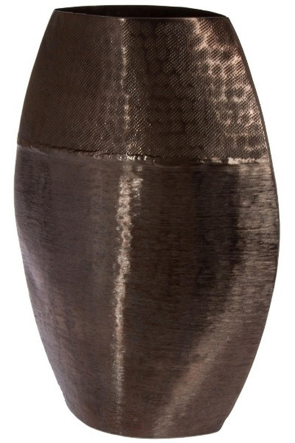 VASE VALENTE 38 cm  - Bronzefarben, Basics, Metall (26/38/9cm)