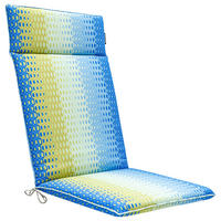 SESSELAUFLAGE  - Blau/Gelb, Basics, Textil (50/5/120cm)