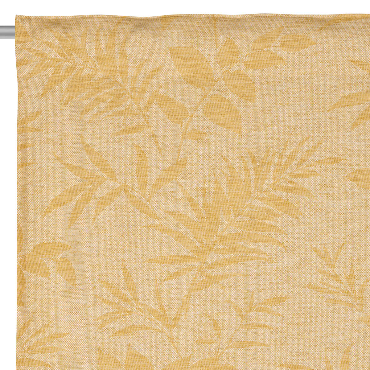 KÉSZFÜGGÖNY részben fényzáró  - sárga, Konventionell, textil (140/245cm) - Esposa