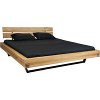 PAT DIN GRINZI 180/200 cm  in   - negru, Natur, lemn/metal (180/200cm) - Carryhome