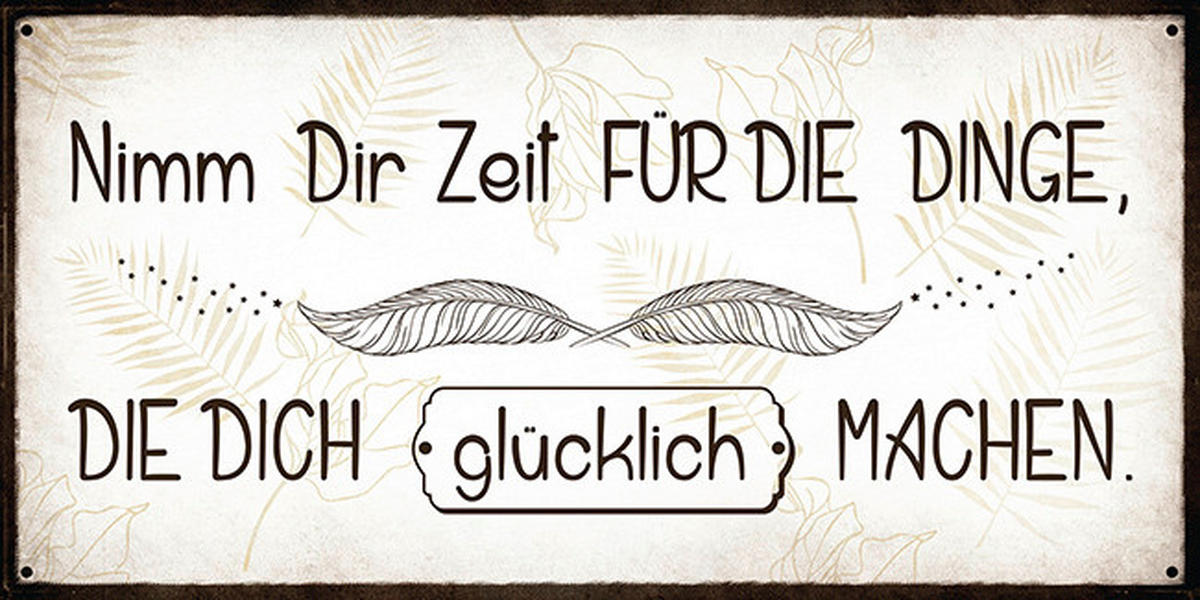 DEKOPANEEL Text  - Multicolor, KONVENTIONELL, Holz (20/40/0,3cm) - Euroart