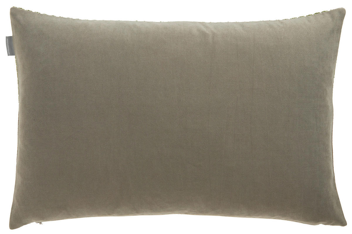 KISSENHÜLLE MR-Simple grün 38/58 cm  - Beige/Naturfarben, Basics, Textil (38/58cm) - Musterring