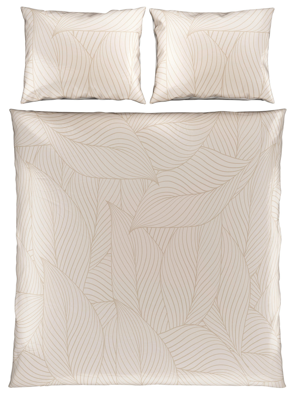 POSTELJINA SA DVA LICA SANDY 200/200 cm saten sivobraon  - sivobraon, Konvencionalno, tekstil (200/200cm) - Esposa