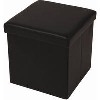 SITZWÜRFEL Schwarz  - Schwarz, Basics, Kunststoff (38/38/38cm) - Echtwerk