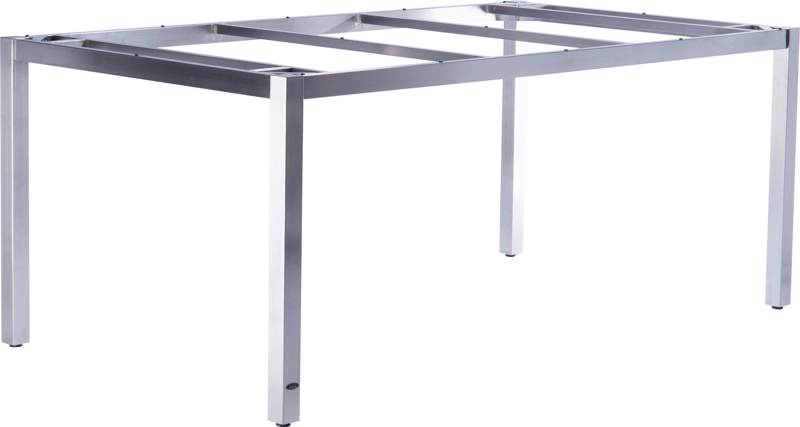 GARTENTISCHGESTELL 180/100/74 cm Metall Silberfarben  - Silberfarben, Design, Metall (180/100/74cm) - Zebra 