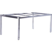 GARTENTISCHGESTELL 180/100/74 cm Metall Silberfarben  - Silberfarben, Design, Metall (180/100/74cm) - Zebra 