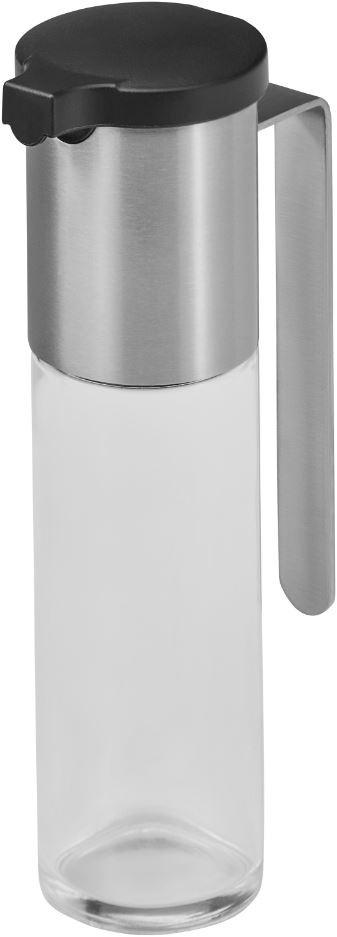 ESSIG-/ÖLFLASCHE - Klar/Edelstahlfarben, Design, Glas/Kunststoff (17cm) - WMF