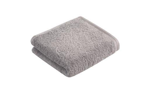 HANDTUCH Vegan Life Silberfarben  - Silberfarben, Basics, Textil (50/100cm) - Vossen