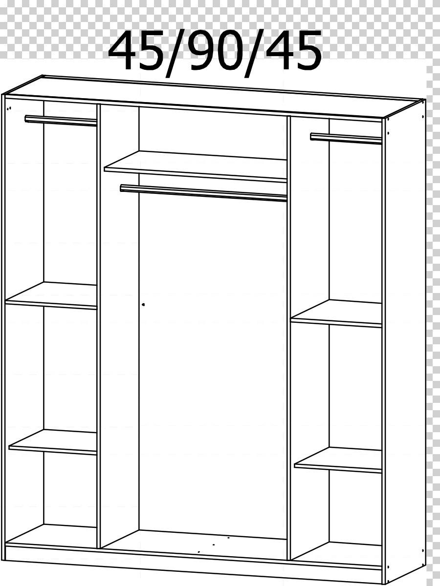 DREHTÜRENSCHRANK 181/210/54 cm,  in Silberfarben, Weiß, 6-türig  - Silberfarben/Weiß, MODERN, Holzwerkstoff/Metall (181/210/54cm) - Rauch Möbel
