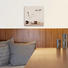 MEMOBOARD - Beige/Braun, Basics, Glas/Metall (30/30/2,00cm) - Eurographics