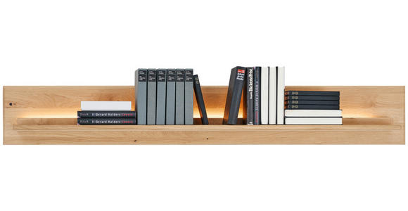 WANDBOARD 150/22/21 cm - Eichefarben, Natur, Holz/Holzwerkstoff (150/22/21cm) - Hom`in